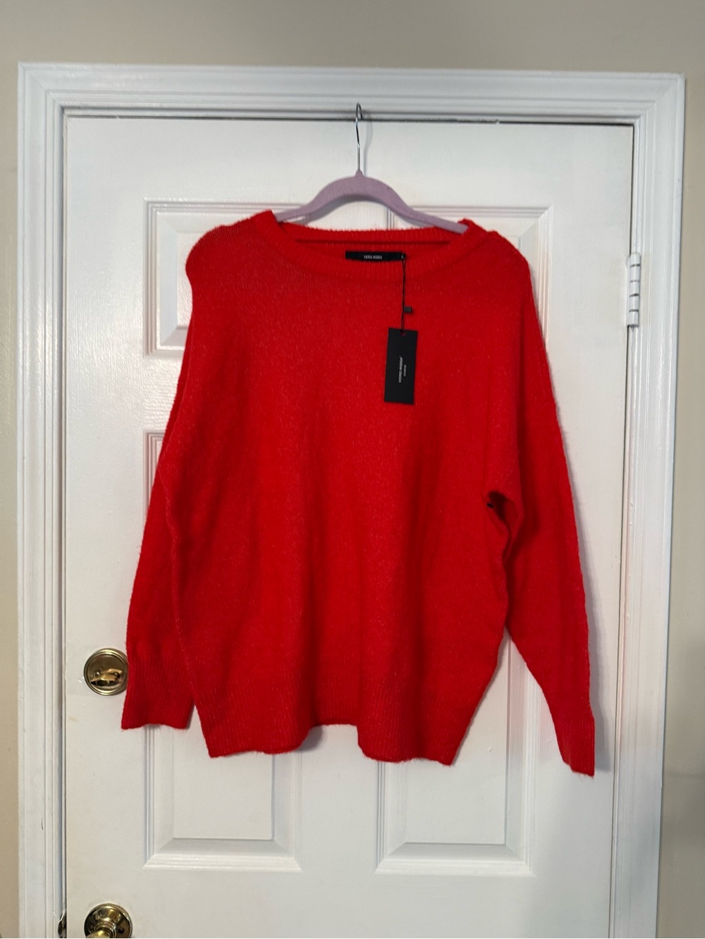 Vero Moda Bright Red Crewneck Sweater